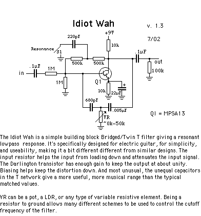 Tim Escobedo's Idiot Wah